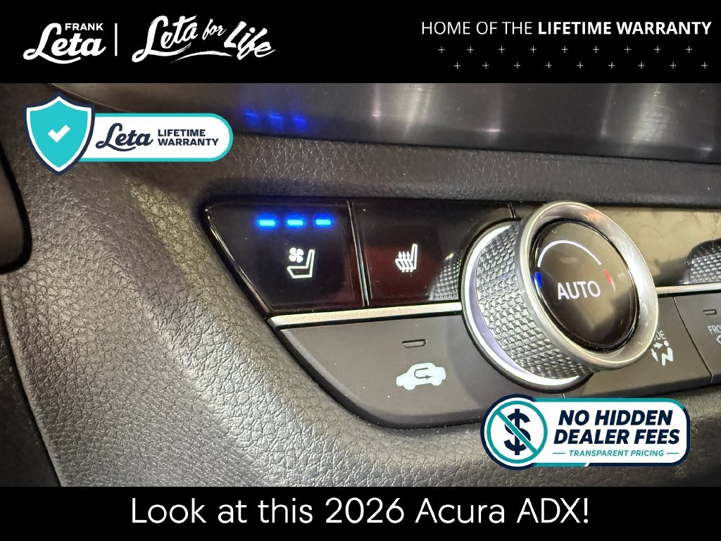 New 2026 Platinum White Pearl Acura w/A-Spec Package image 30