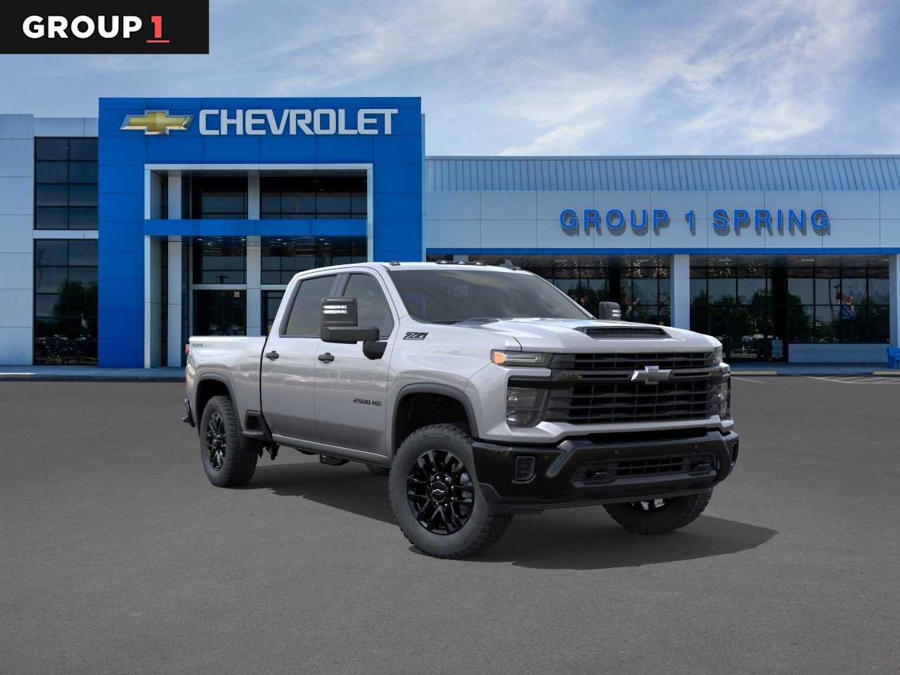 New 2026 Sterling Gray Metallic Chevrolet Custom image 1