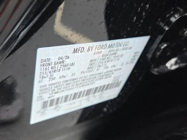 New 2026 Agate Black Metallic Ford Active image 18