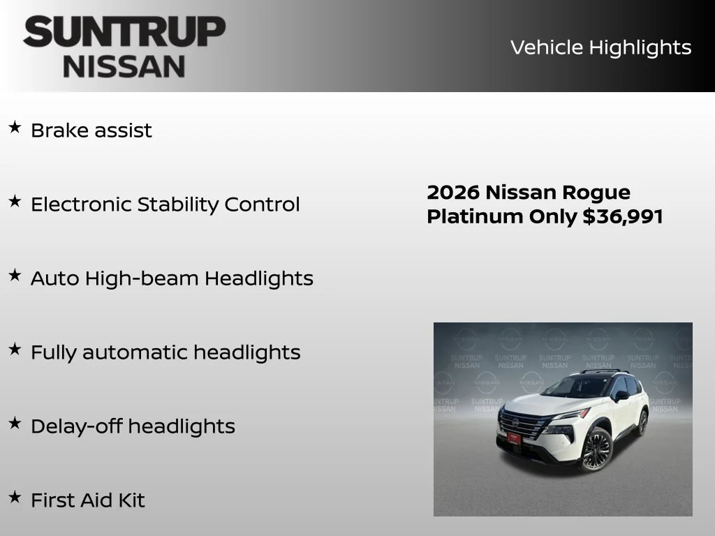 Certified Used 2026 White Nissan Platinum image 38