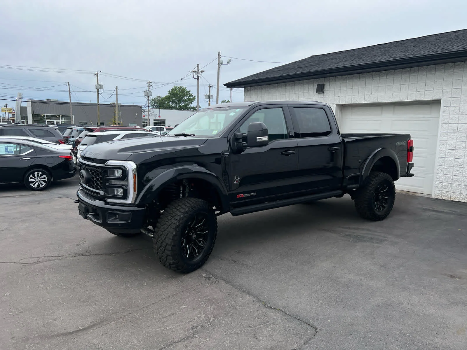 New 2026 Agate Black Metallic Ford Lariat Black Widow image 3