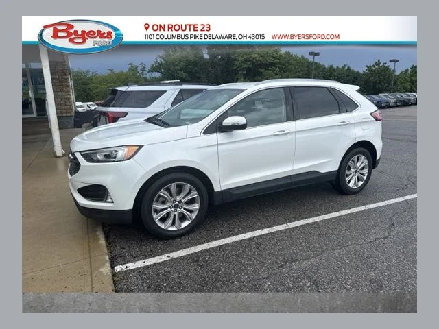 Used 2022 White Ford Titanium image 1