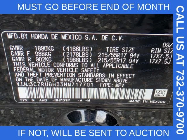 Used 2022 Crystal Black Pearl Honda LX image 31