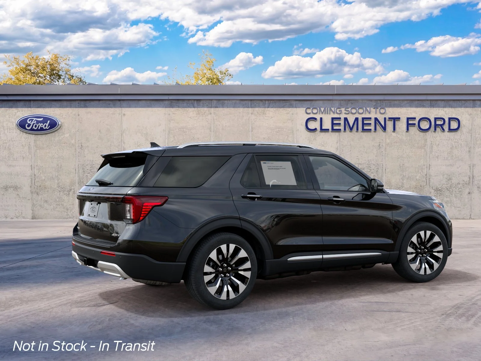 New 2027 Black Ford 4DR 4WD PLTNM image 6
