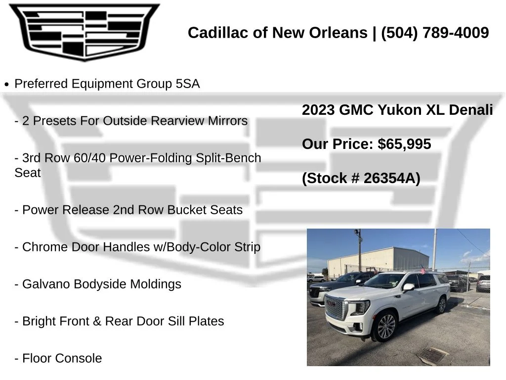 Used 2023 White GMC Denali image 7