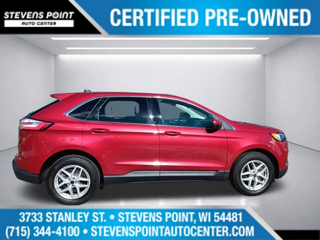 Used 2023 Rapid Red Metallic Tinted Clearcoat Ford SEL image 10