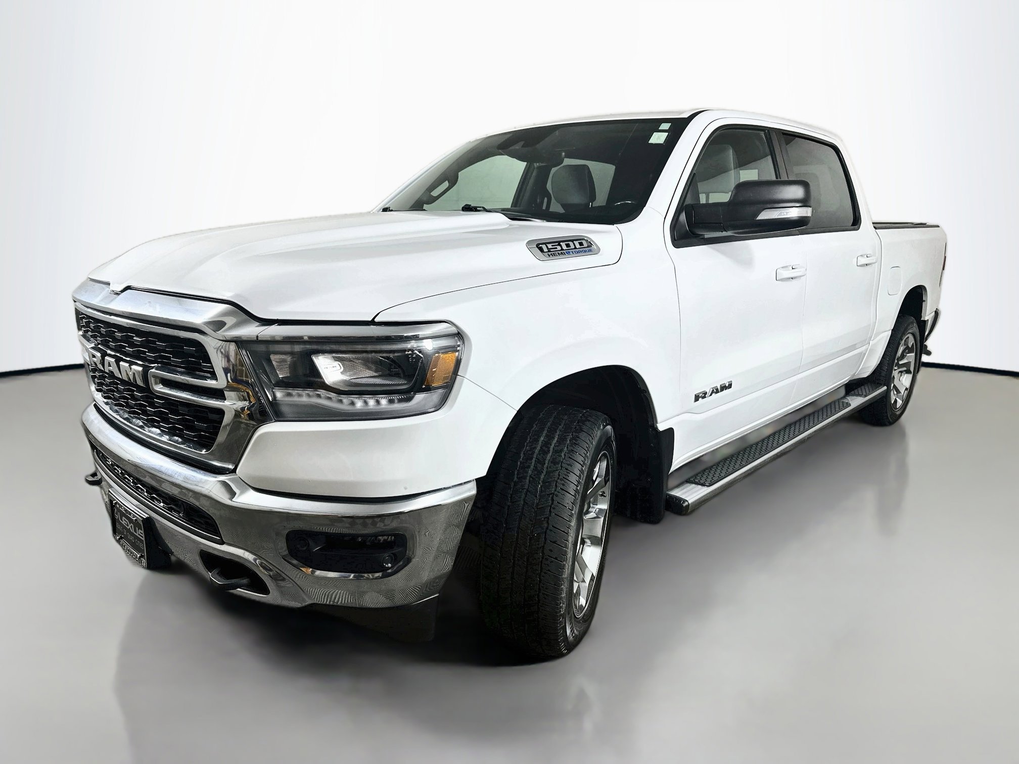 Used 2022 Bright White Clearcoat Ram Big Horn image 3