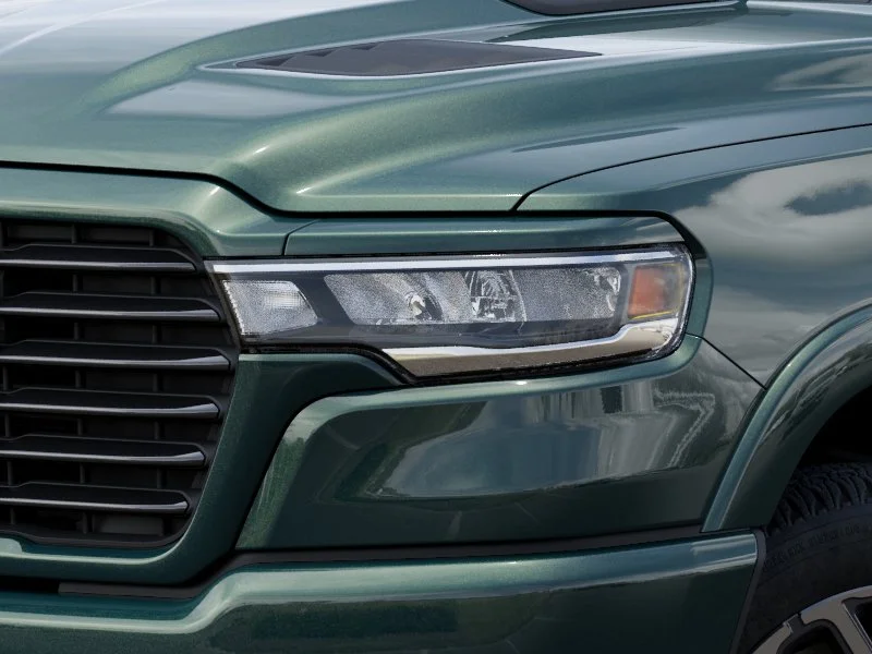 New 2026 Serrano-Green Metallic Exterior Paint RAM Laramie image 37