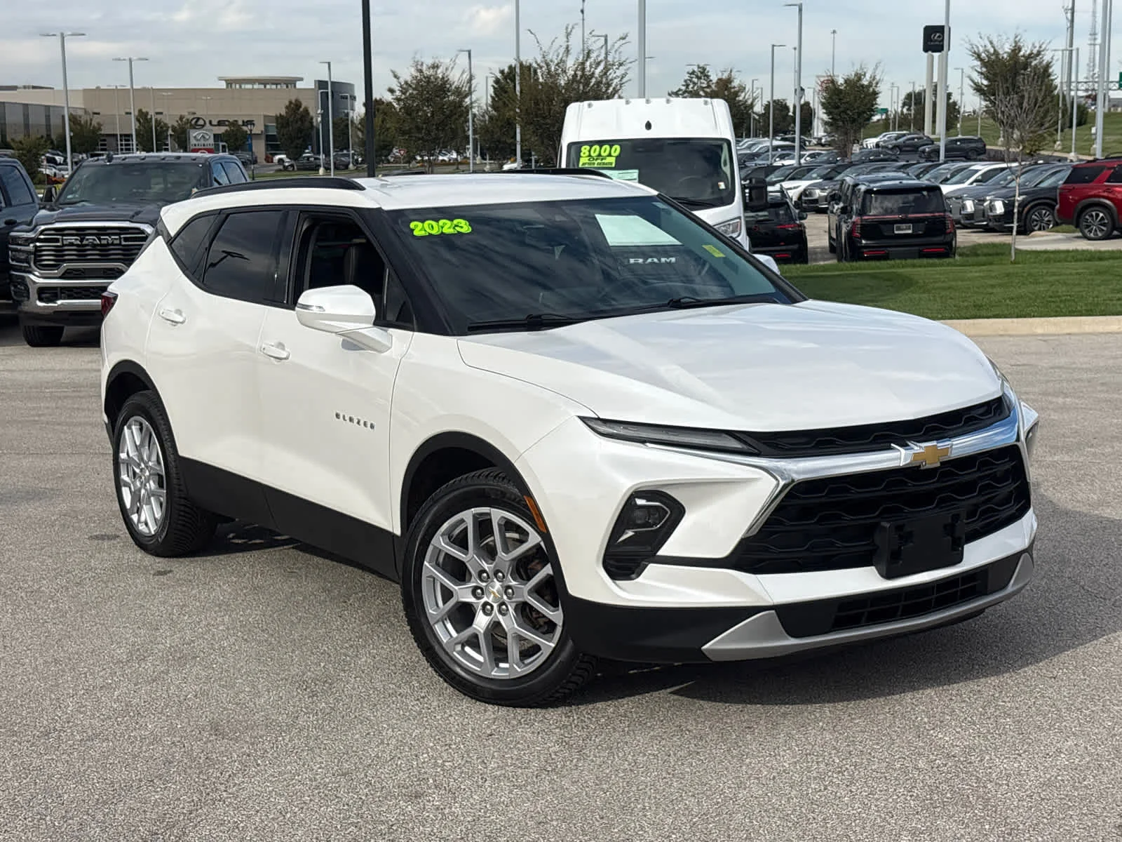 Used 2023 Chevrolet Blazer 3LT with VIN 3GNKBJRS7PS114410 for sale in Kansas City