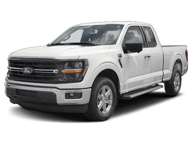 New 2025 Agate Black Metallic Ford XLT image 1