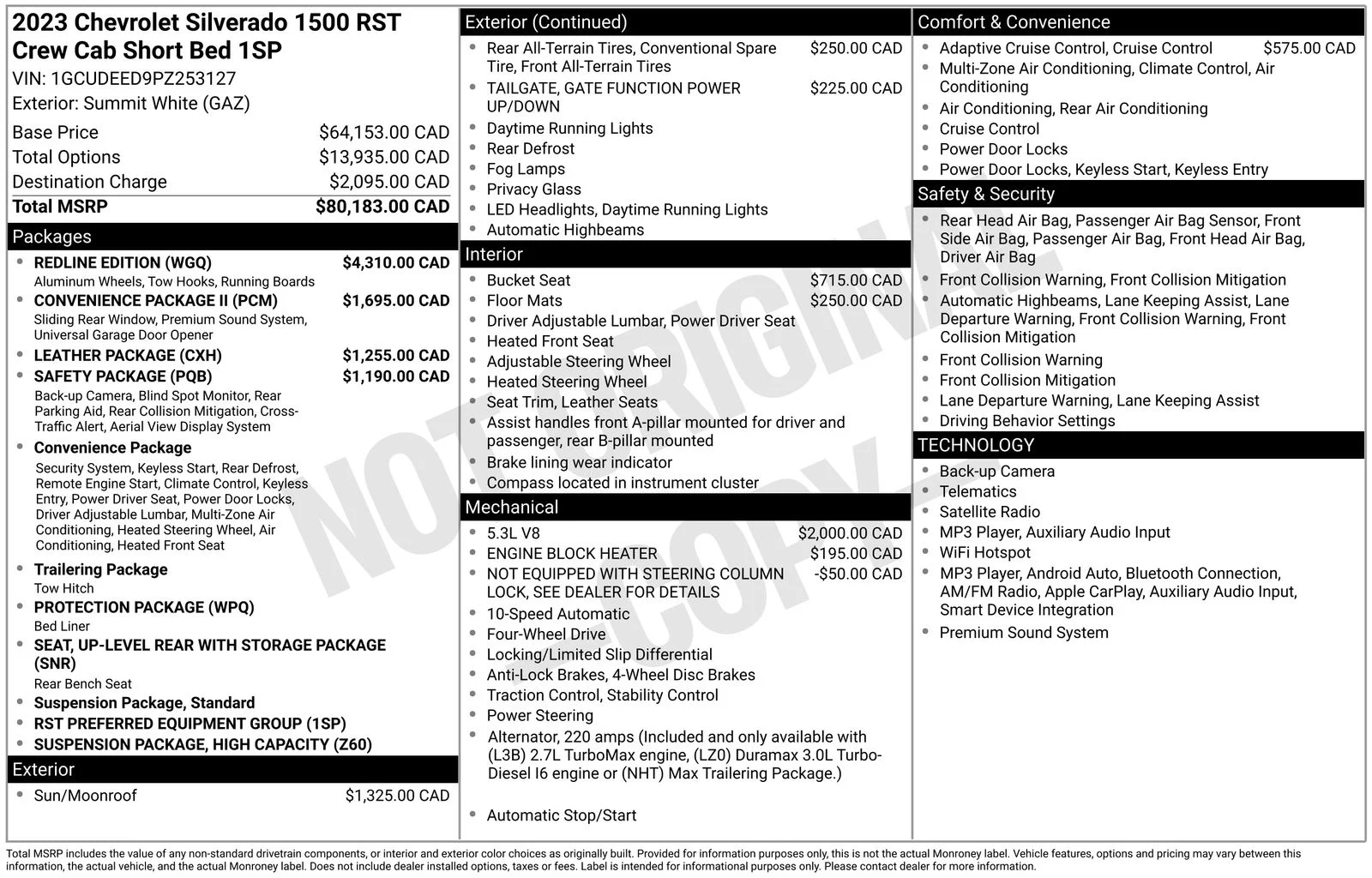 Used 2023 White Chevrolet RST image 7