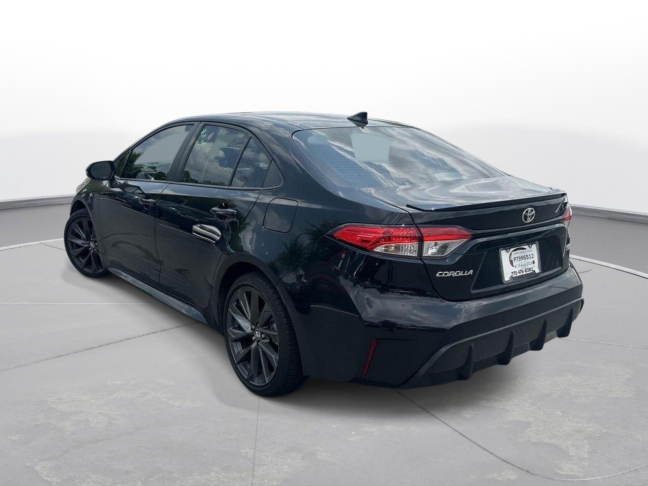 Used 2025 Midnight Black Metallic Toyota SE image 8