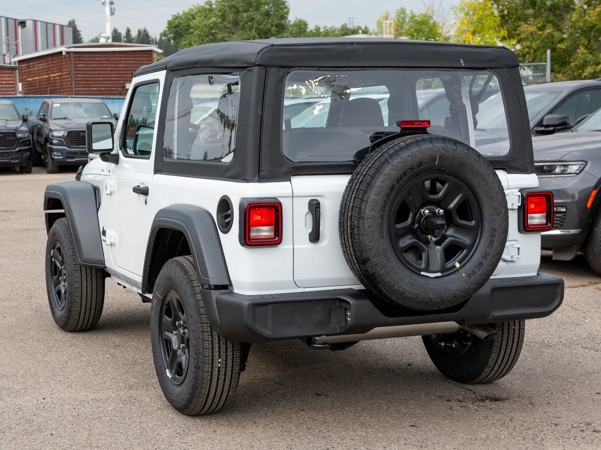 Used 2025 White Jeep Sport* 2 Door, Soft Top 4x4 image 3