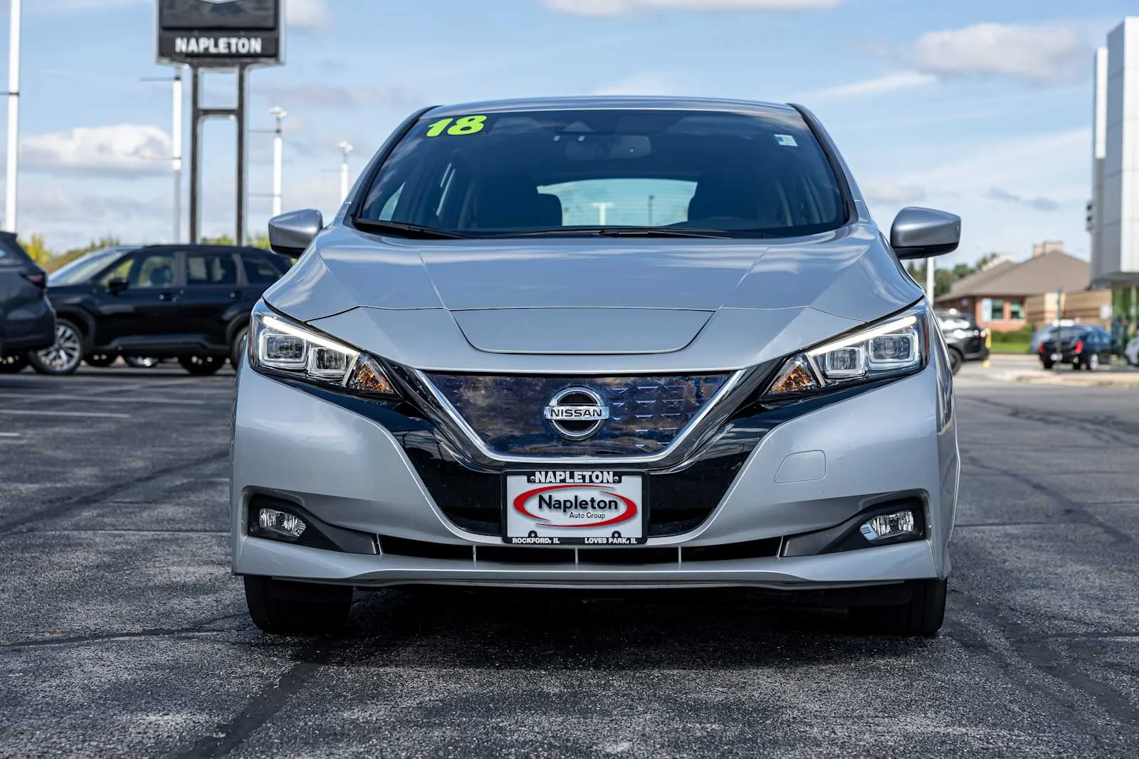 Used 2018 Nissan LEAF SV with VIN 1N4AZ1CP5JC300597 for sale in Rockford, IL