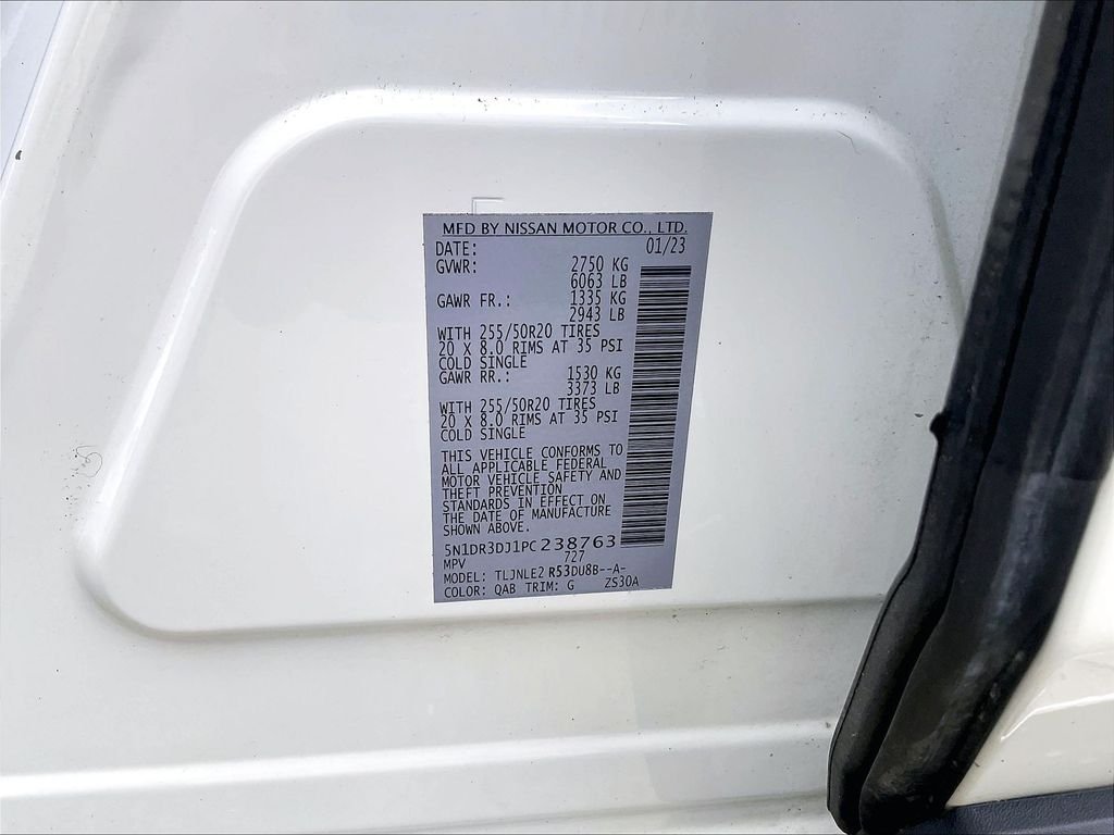Used 2023 Pearl White Tricoat Nissan Platinum image 34
