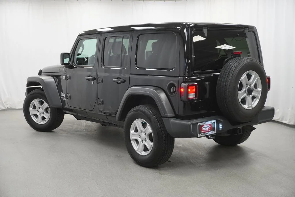 Used 2021 Black Jeep Unlimited Sport S image 14