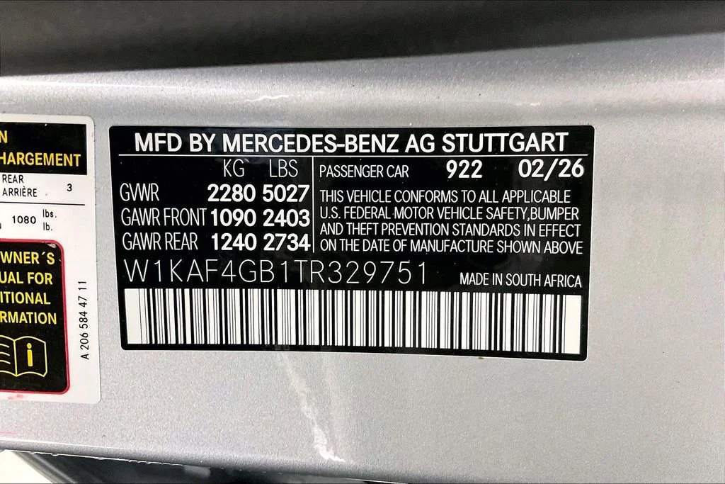 New 2026 Cirrus Silver Metallic Mercedes-Benz C 300 image 30
