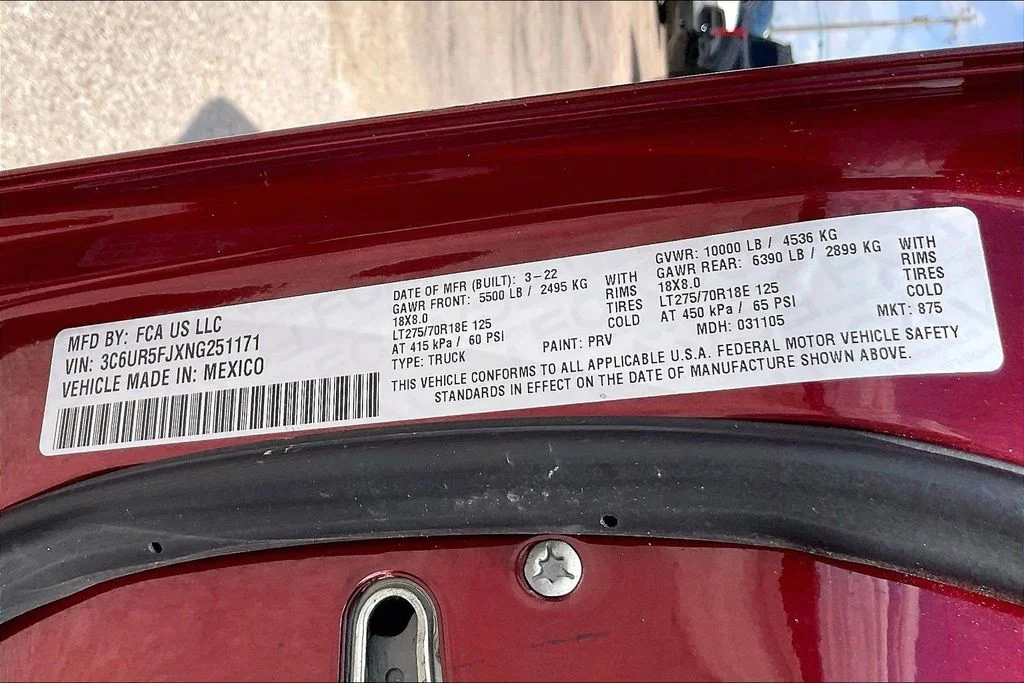 Used 2022 Red Ram Laramie image 16