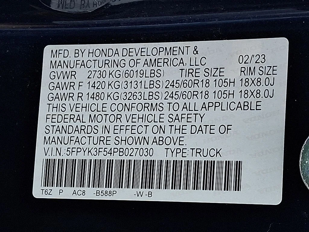 2023 Honda Ridgeline RTL - Photo 28