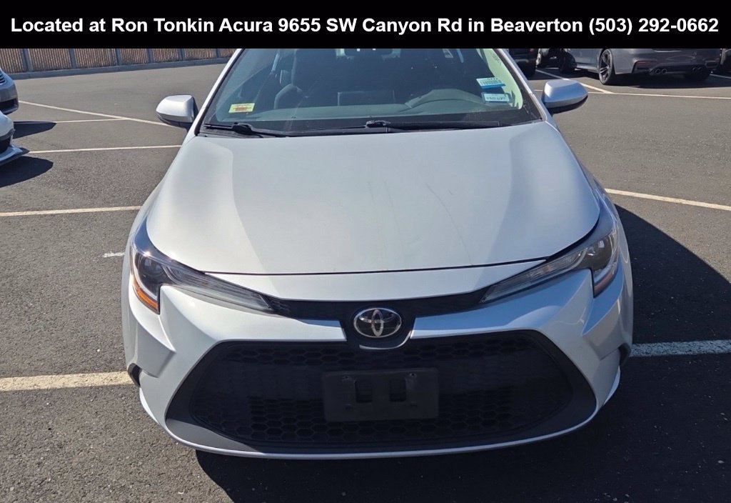 Used 2021 Classic Silver Metallic Toyota LE image 6