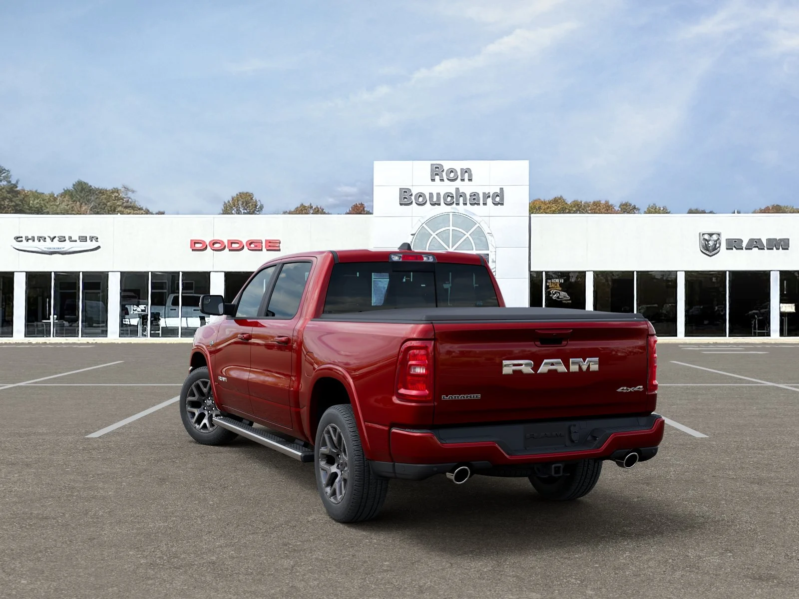 New 2026 Molten Red Pearl-Coat Exterior Paint RAM Laramie image 29