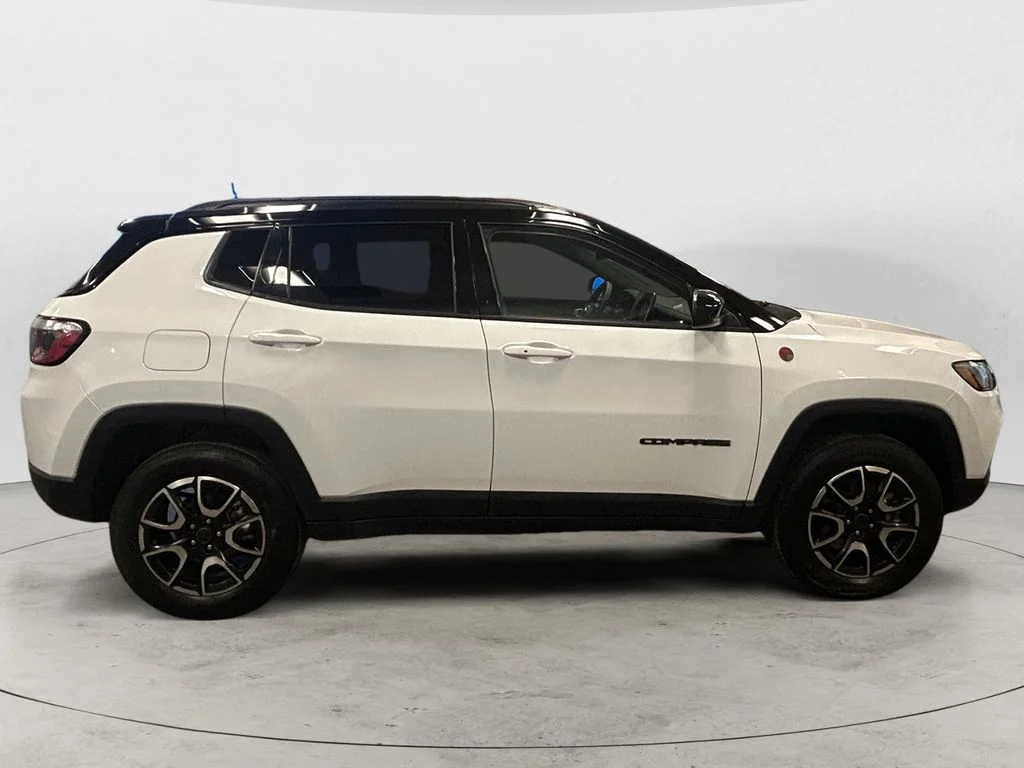 Used 2025 Bright White Jeep Trailhawk image 6