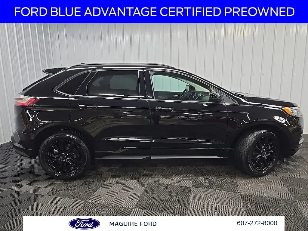 Certified Used 2022 Black Ford SE image 3