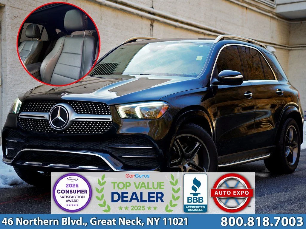 Used 2021 Black Mercedes-Benz GLE 350 image 1