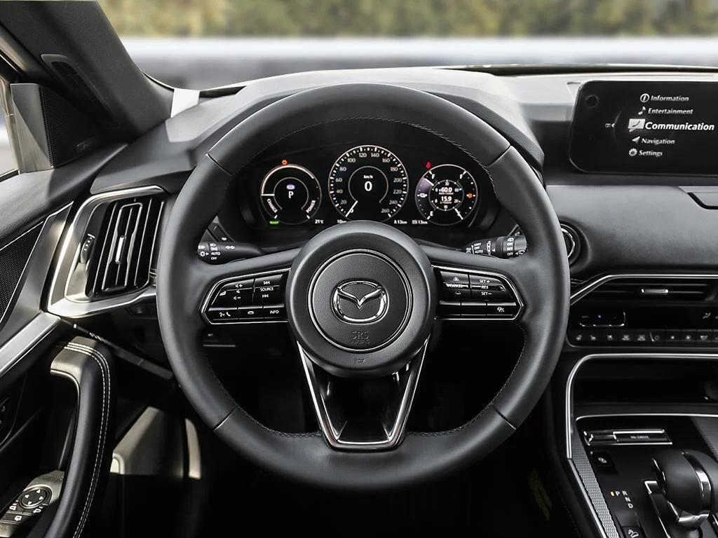 New 2025 Jet Black Mica Mazda GT Plug in Hybrid! Recorded 1.9l /100km image 13