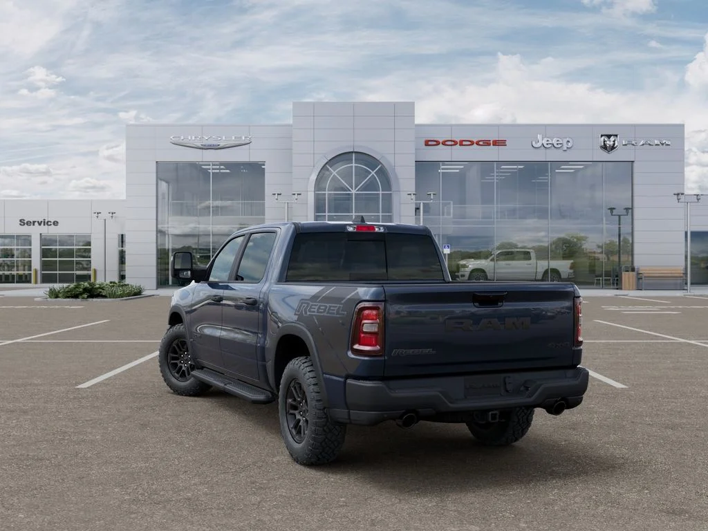 New 2026 Forged Blue Metallic Exterior Paint RAM Rebel image 3