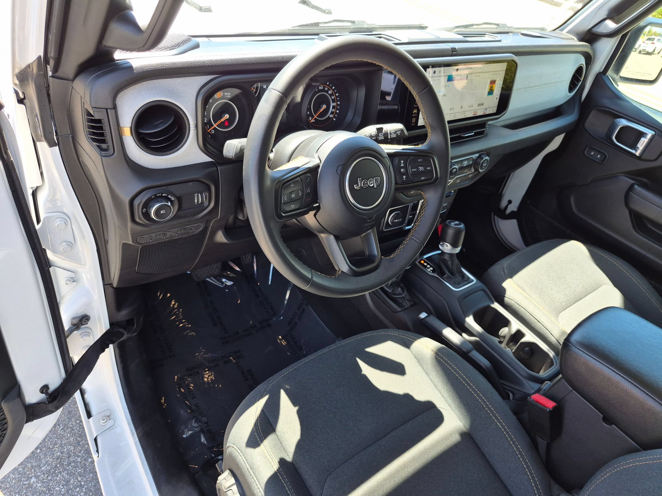 Used 2024 Bright White Clearcoat Jeep Sport S image 14