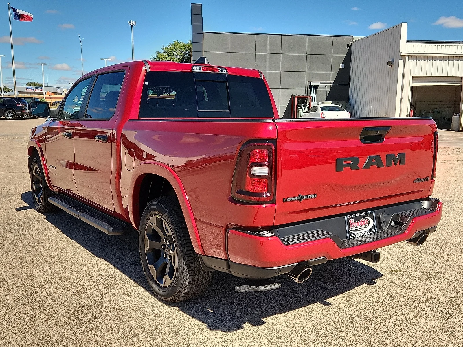 New 2027 Molten Red Pearl-Coat  Paint Ram LONE STAR CREW CAB 4X4 5