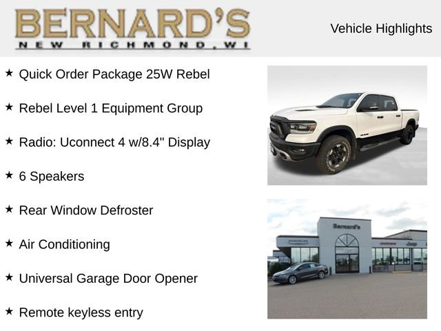 Used 2021 White Ram Rebel image 2