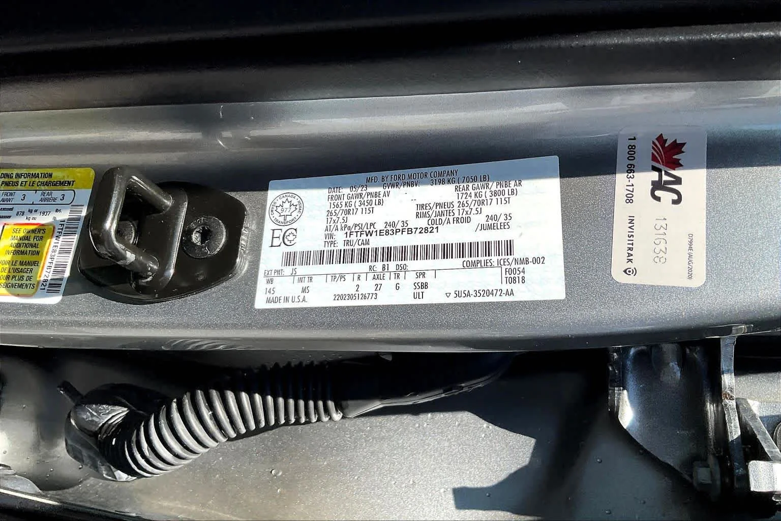 Used 2023 Iconic Silver Metallic Ford XLT image 65