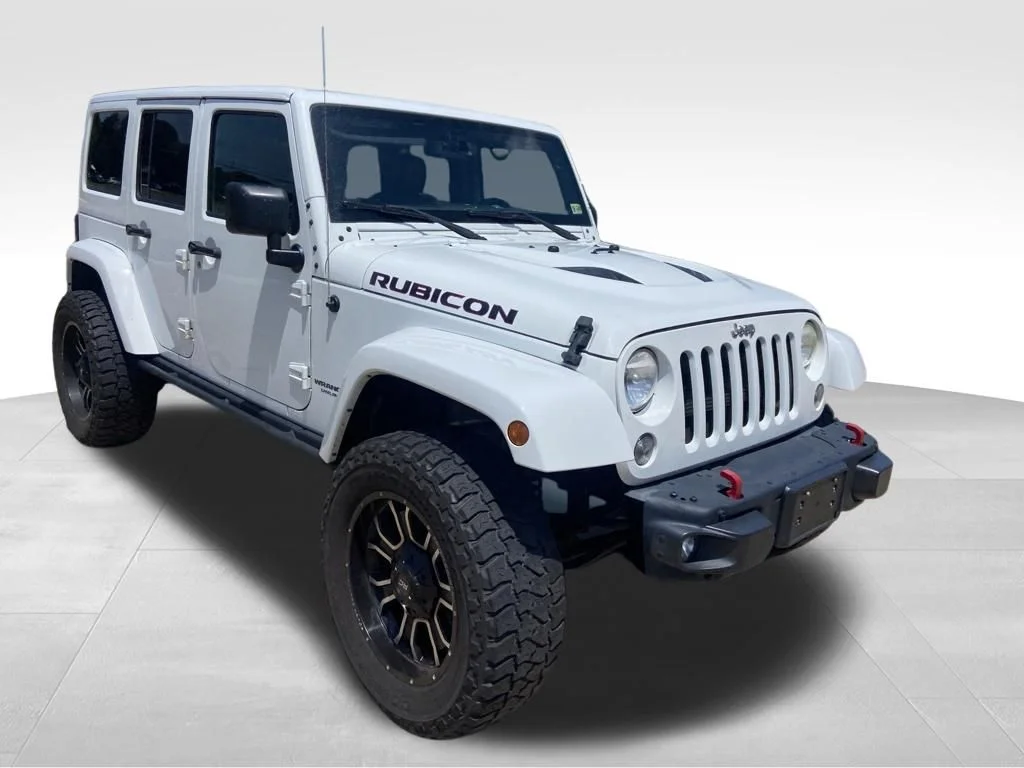 Used 2017 White Jeep Unlimited Rubicon image 8
