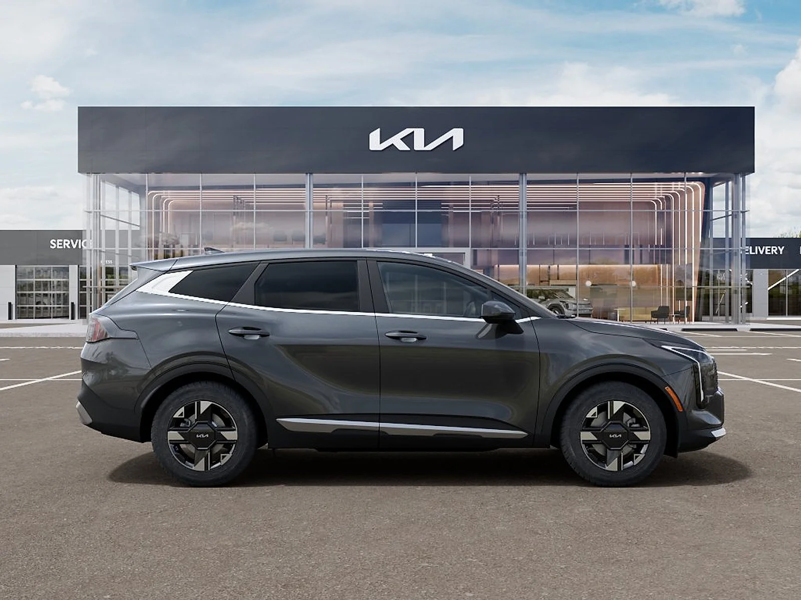 New 2026 Gray Kia LX image 8