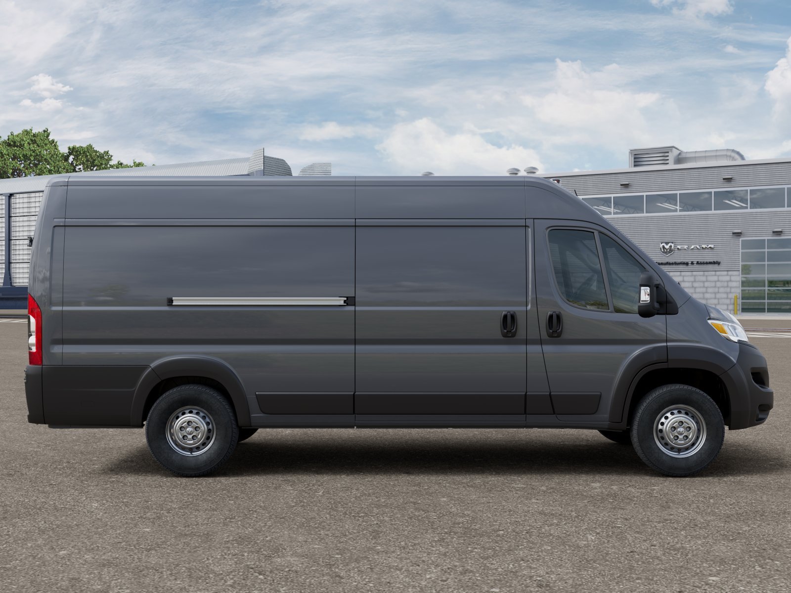New 2026 Ceramic Gray Clear-Coat Exterior Paint RAM High Roof 159 WB image 12