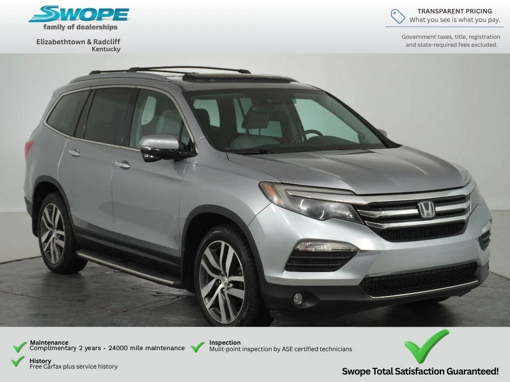 Used 2017 Lunar Silver Metallic Honda Touring image 1