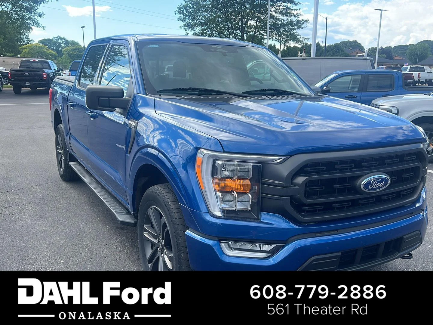 Used 2023 Atlas Blue Ford XLT image 1