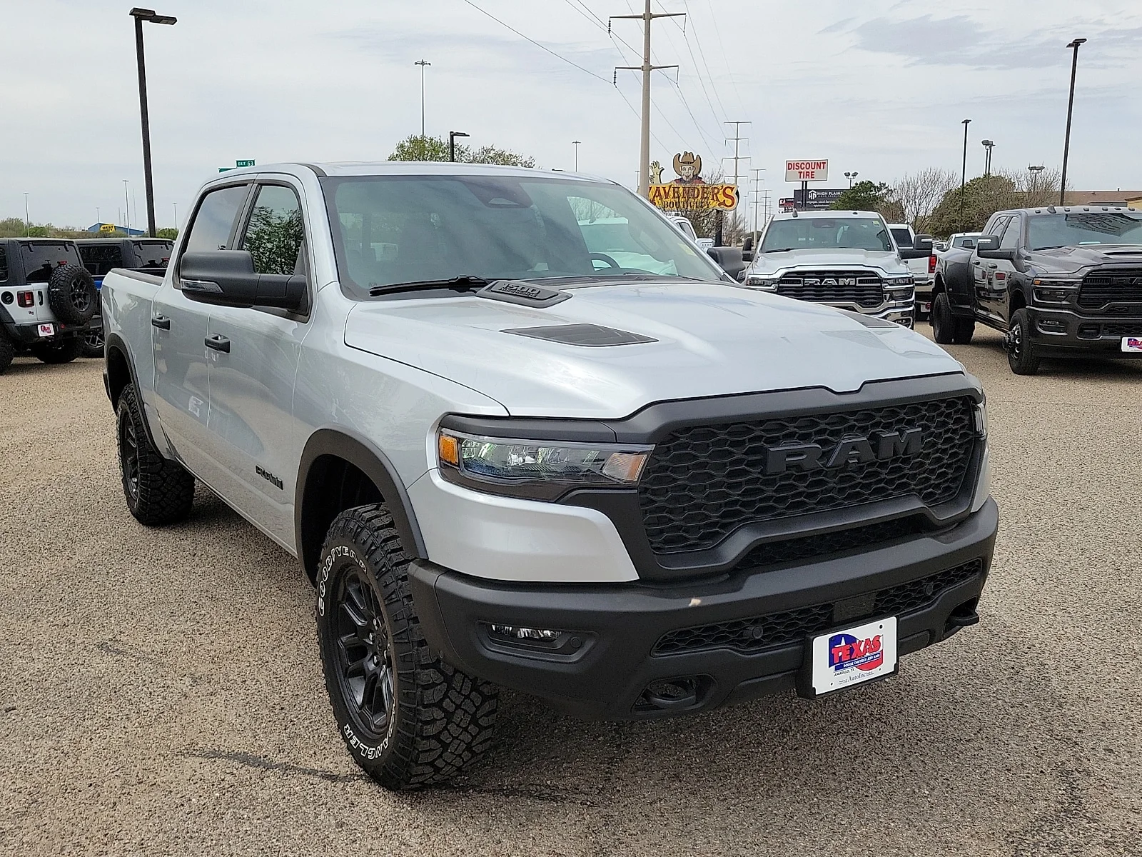 New 2026 Silver Zynith Ram REBEL CREW CAB 4X4 5