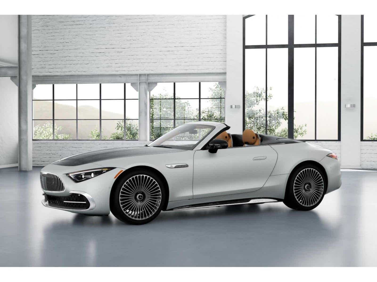 New 2027 MANUFAKTUR Moonlight White Magno Mercedes-Benz Maybach SL 680 Monogram Series image 36