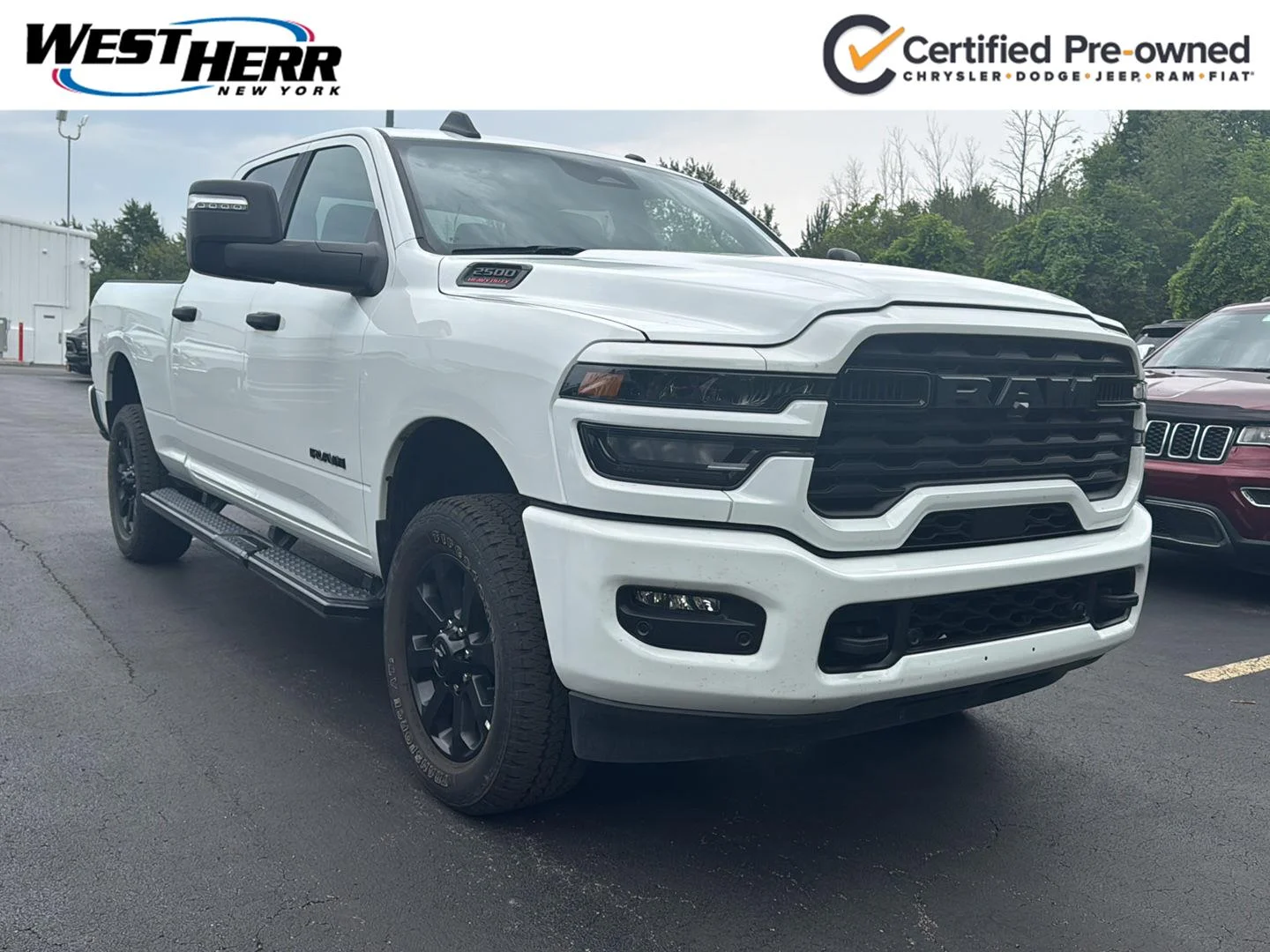 Used 2025 Bright White Clearcoat Ram Big Horn image 1