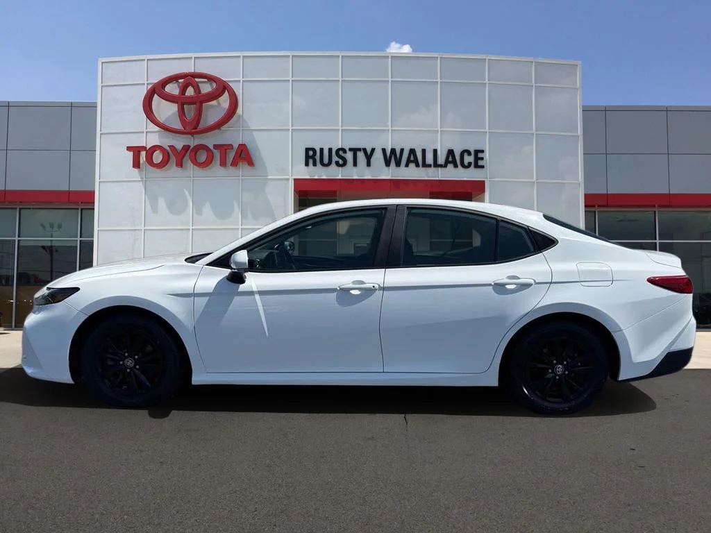 Certified Used 2025 White Toyota LE image 1