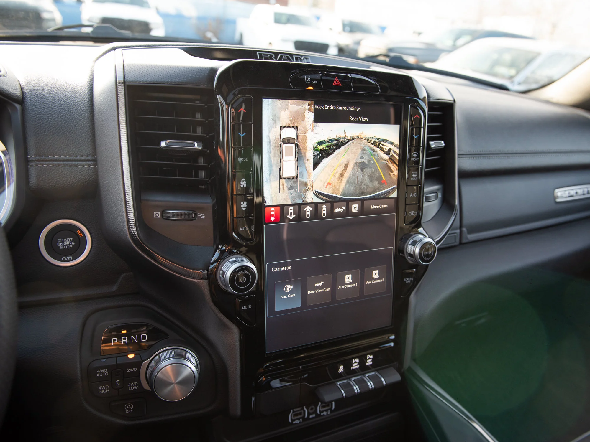 Used 2026 White RAM Sport* Crew Cab 4x4, Twin-Turbo, Pano Sunroof, Nav, 12 Inch Screen image 14
