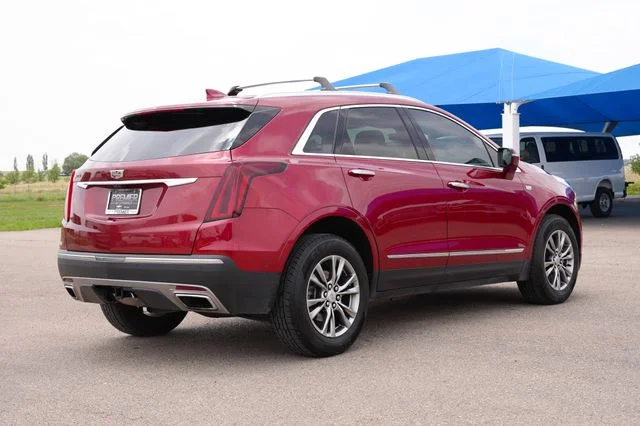 Used 2021 Red Cadillac Premium Luxury image 3