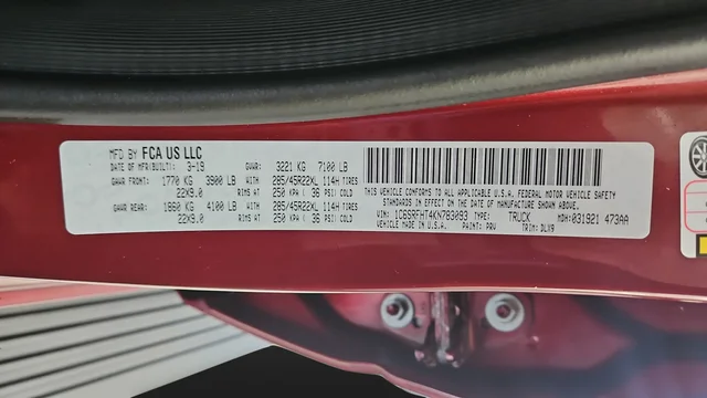 Used 2019 Red Ram Limited image 30