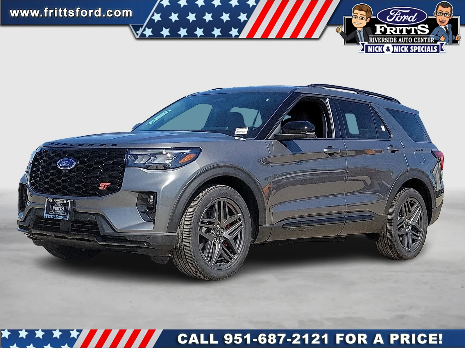 New 2026 Carbonized Gray Metallic Ford ST image 1