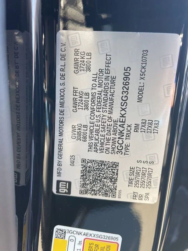 Used 2025 Black Chevrolet WT image 23