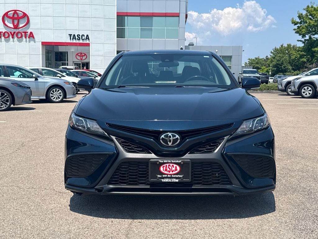 Used 2021 Blue Toyota SE image 2
