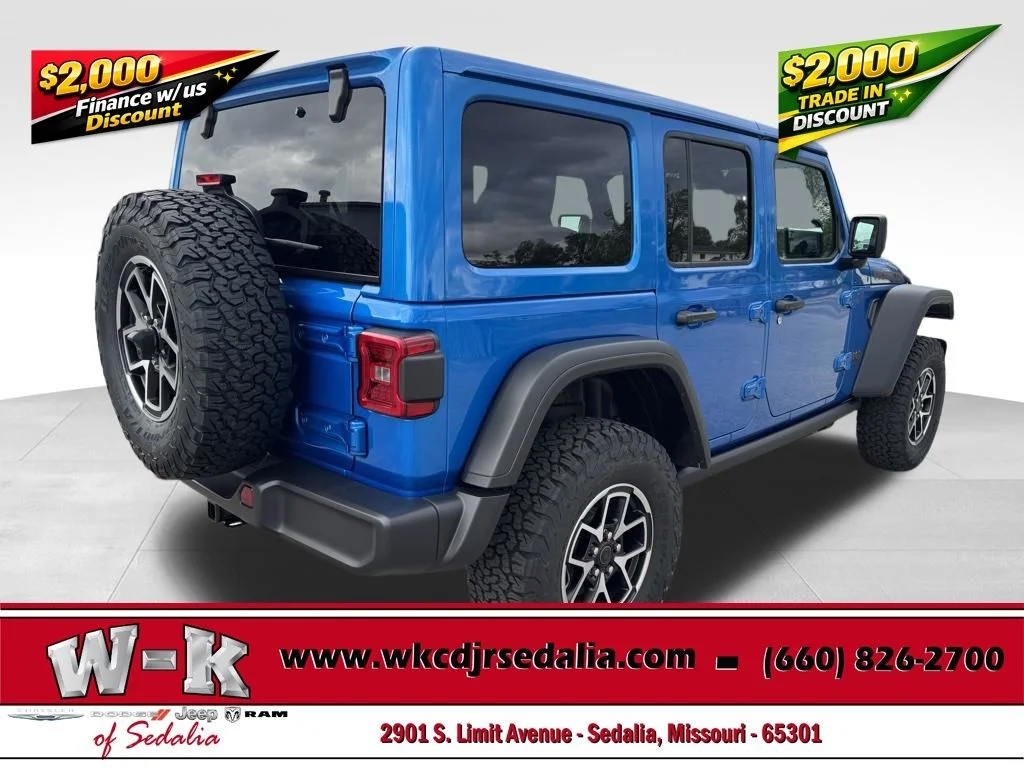 New 2026 Blue Jeep Rubicon image 4